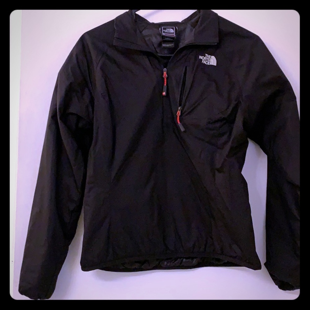Northface pullover windbreaker xs black
